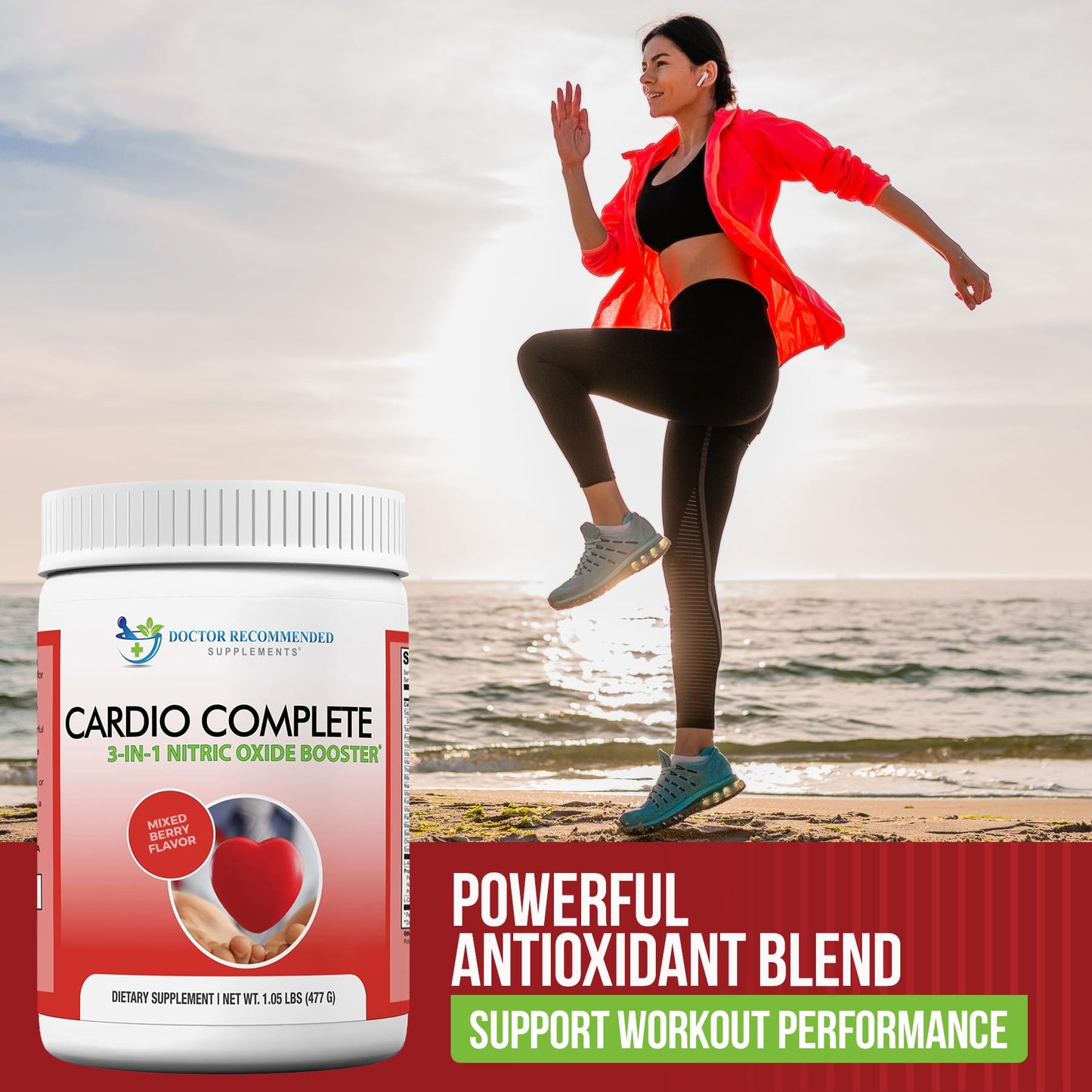 Cardio Complete - 3-in-1 Nitric Oxide Booster for Heart Health | 5,000 mg L-Arginine, 1,000 mg L-Citrulline