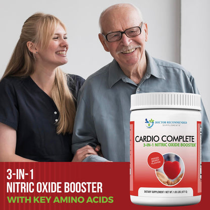 Cardio Complete - 3-in-1 Nitric Oxide Booster for Heart Health | 5,000 mg L-Arginine, 1,000 mg L-Citrulline