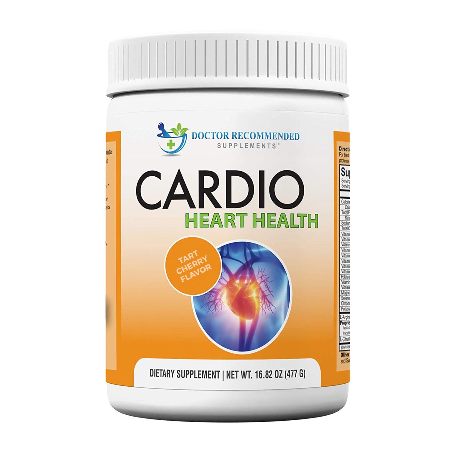 Cardio Heart Health Powder – L-Arginine 5000mg & L-Citrulline 1000mg (16.82 oz)