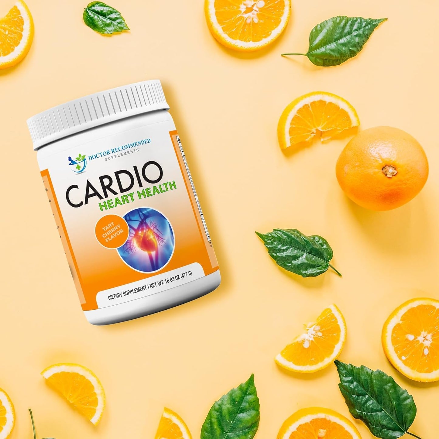 Cardio Heart Health Powder – L-Arginine 5000mg & L-Citrulline 1000mg (16.82 oz)