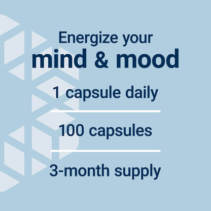Acetyl-L-Carnitine with Vitamin C for Brain & Nerve Health | 3-Month Supply | Gluten-Free, Non-GMO, Vegetarian | 100 Capsules