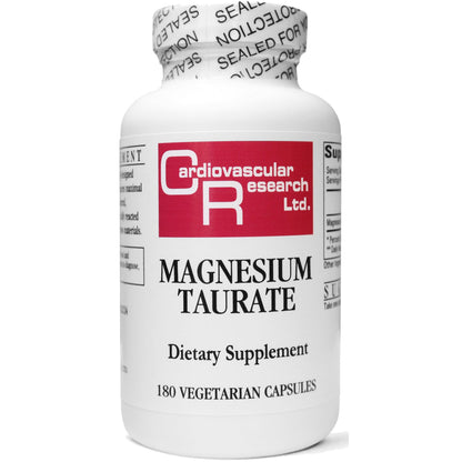 Cardiovascular Magnesium Taurate 125 mg - New Tamper Resistant Ship Box 180 Count