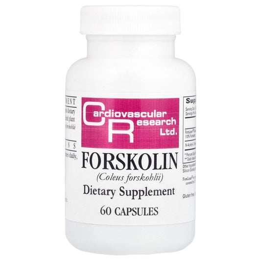 Cardiovascular Research Forskolin, White – 60 Count | Ecological Formulas BritishVita | Premium UK Vitamins & Wellness Supplements