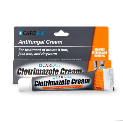 CareAll Clotrimazole 1% Cream 6 Pack – Antifungal Relief for Athlete’s Foot, Jock Itch & Ringworm