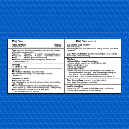CareAll Hydrocortisone 1% 1oz Tube (Pack of 3) – Maximum Strength Anti-Itch Cream for Bug Bites, Eczema & More