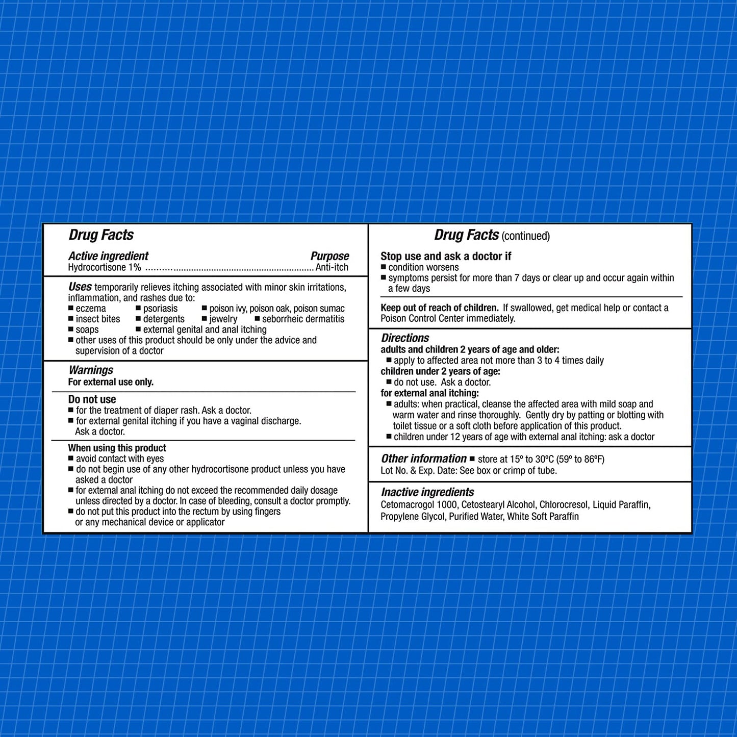CareAll Hydrocortisone 1% Cream — Pack of 4 (4 x 1oz) Maximum-Strength Itch Relief for Eczema, Psoriasis, Bug Bites, Poison Ivy/Oak/Sumac
