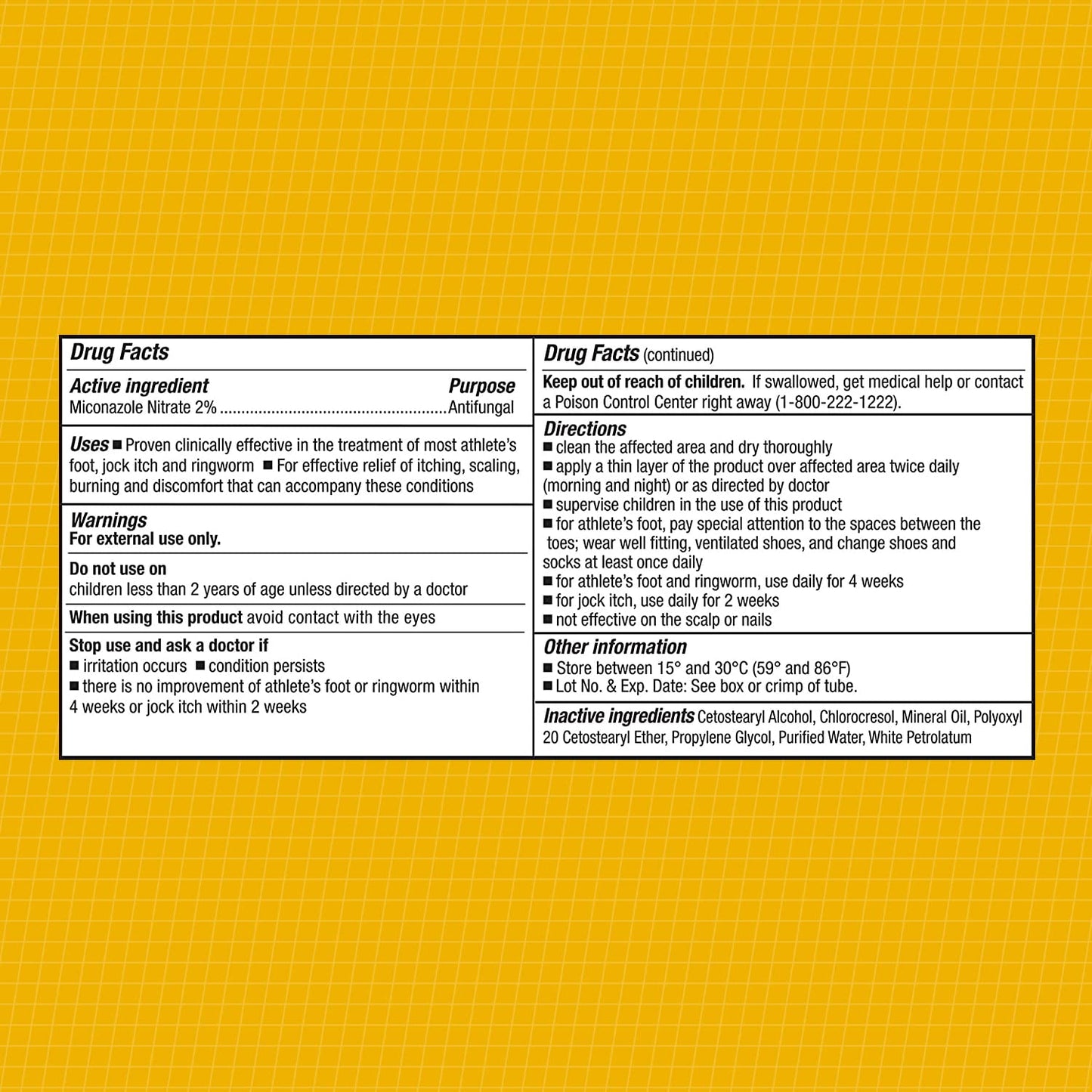 CareAll Miconazole Nitrate 2% Antifungal Cream 1 oz (4 Pack) – Compare to Leading Brand