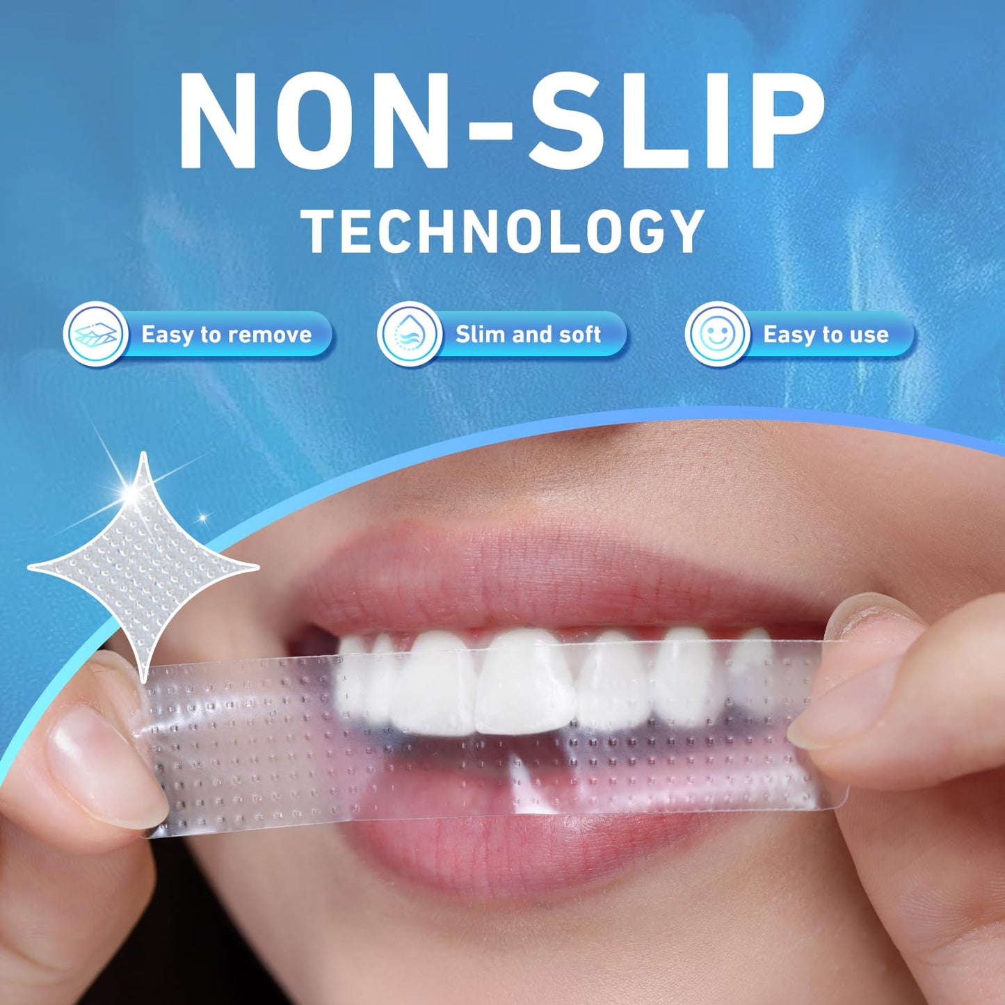 Carebest Teeth Whitening Strips - Sensitive Teeth Safe Whitening Kit, Enamel Safe Coconut Whitener | 28 Strips