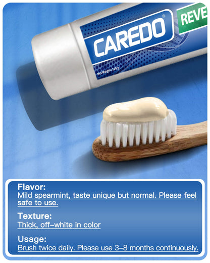 CAREDO Cavity Repair Toothpaste Set – 100g Hydroxyapatite + 16g Pulpitis Ointment