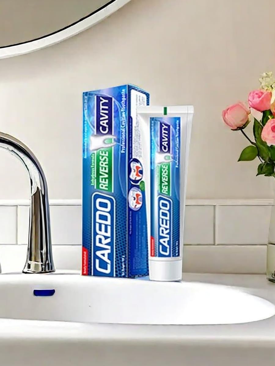 CAREDO Cavity Repair Toothpaste – Hydroxyapatite Remineralizing, Fluoride-Free