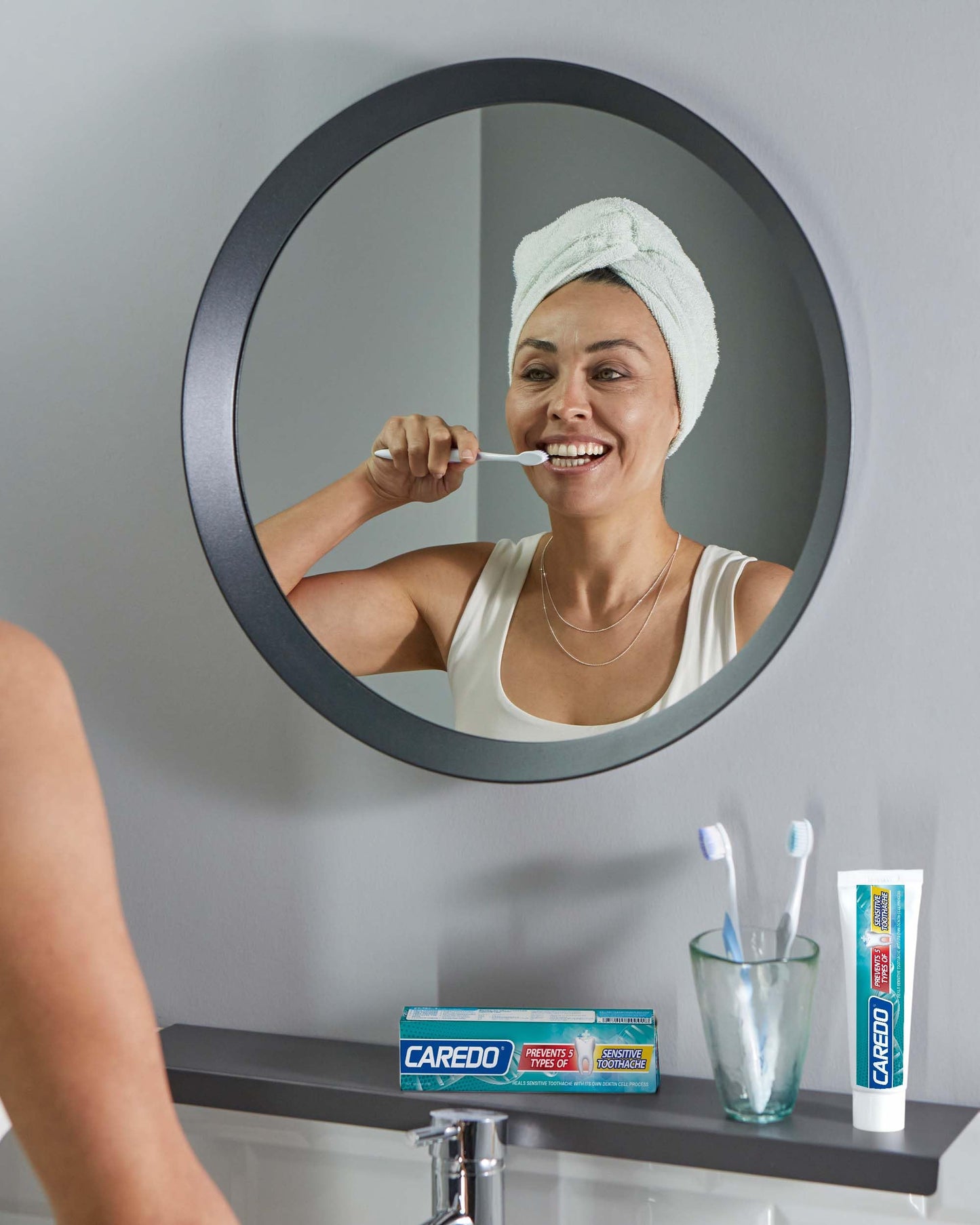 CAREDO Sensitive Teeth Relief Toothpaste for Adults – Enamel Care, Remineralizing, Sensitivity Relief, Fluoride Free 3.52 oz