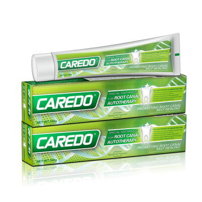 CAREDO Toothpaste Gum Repair for Root Canal Autotherapy - Mint 3.5 Oz x 2 Tubes