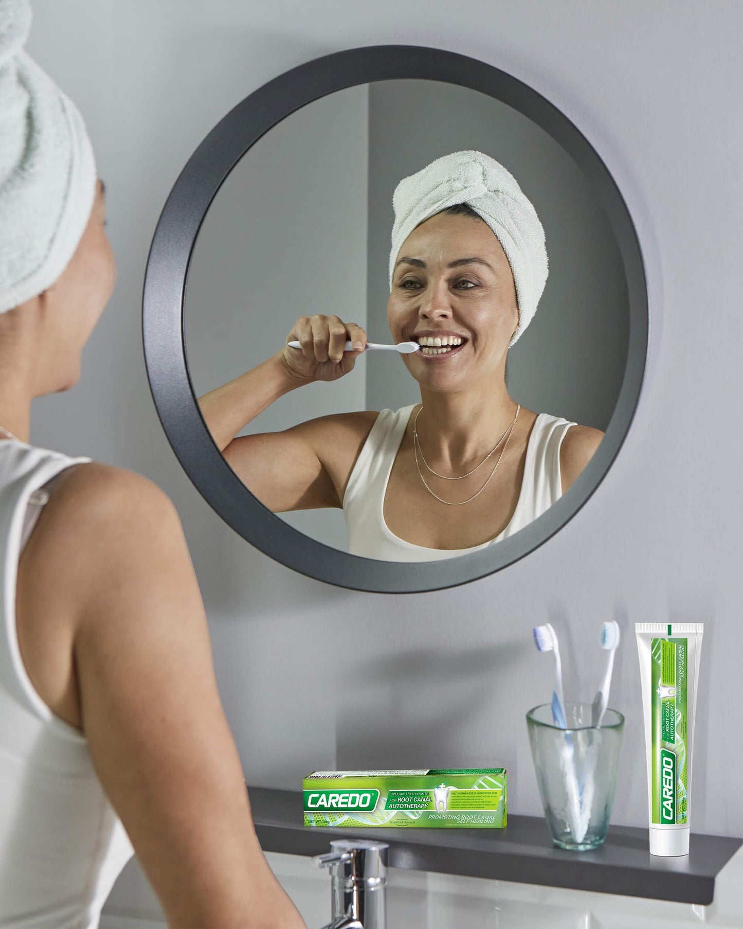 CAREDO Toothpaste Gum Repair for Root Canal Autotherapy - Mint 3.5 Oz x 2 Tubes