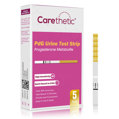 Carethetic PdG Test Strips - Progesterone Urine Test Kit | 5 Tests