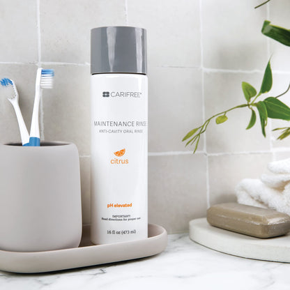 CariFree Maintenance Rinse Citrus – Dentist-Recommended Fluoride Mouthwash