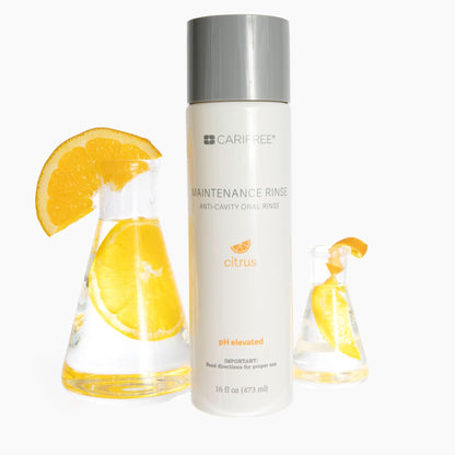 CariFree Maintenance Rinse Citrus – Dentist-Recommended Fluoride Mouthwash