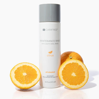 CariFree Maintenance Rinse Citrus – Dentist-Recommended Fluoride Mouthwash