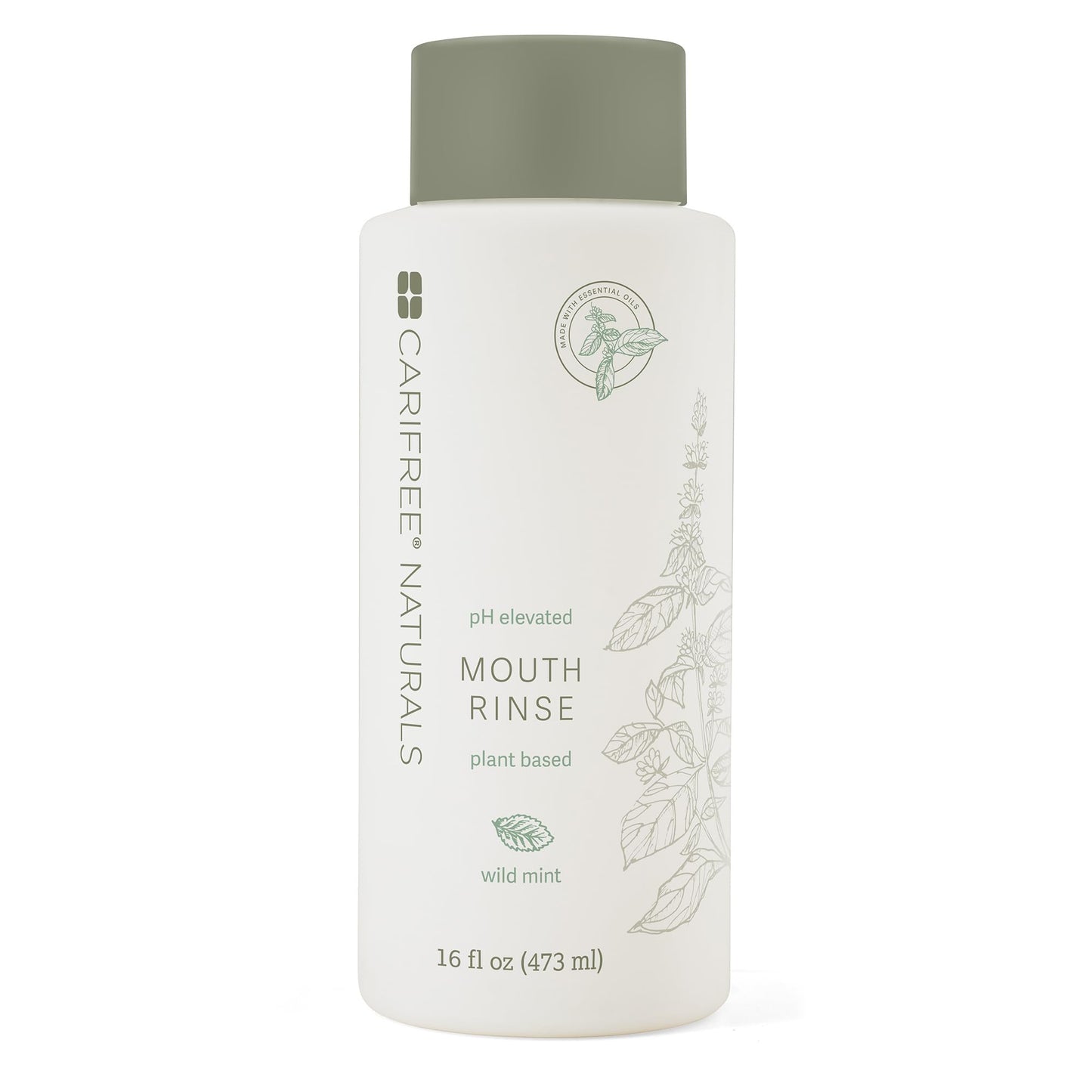 CariFree Naturals Mouth Rinse | Fluoride-Free, pH Elevated, Magnolia Bark, Alcohol-Free