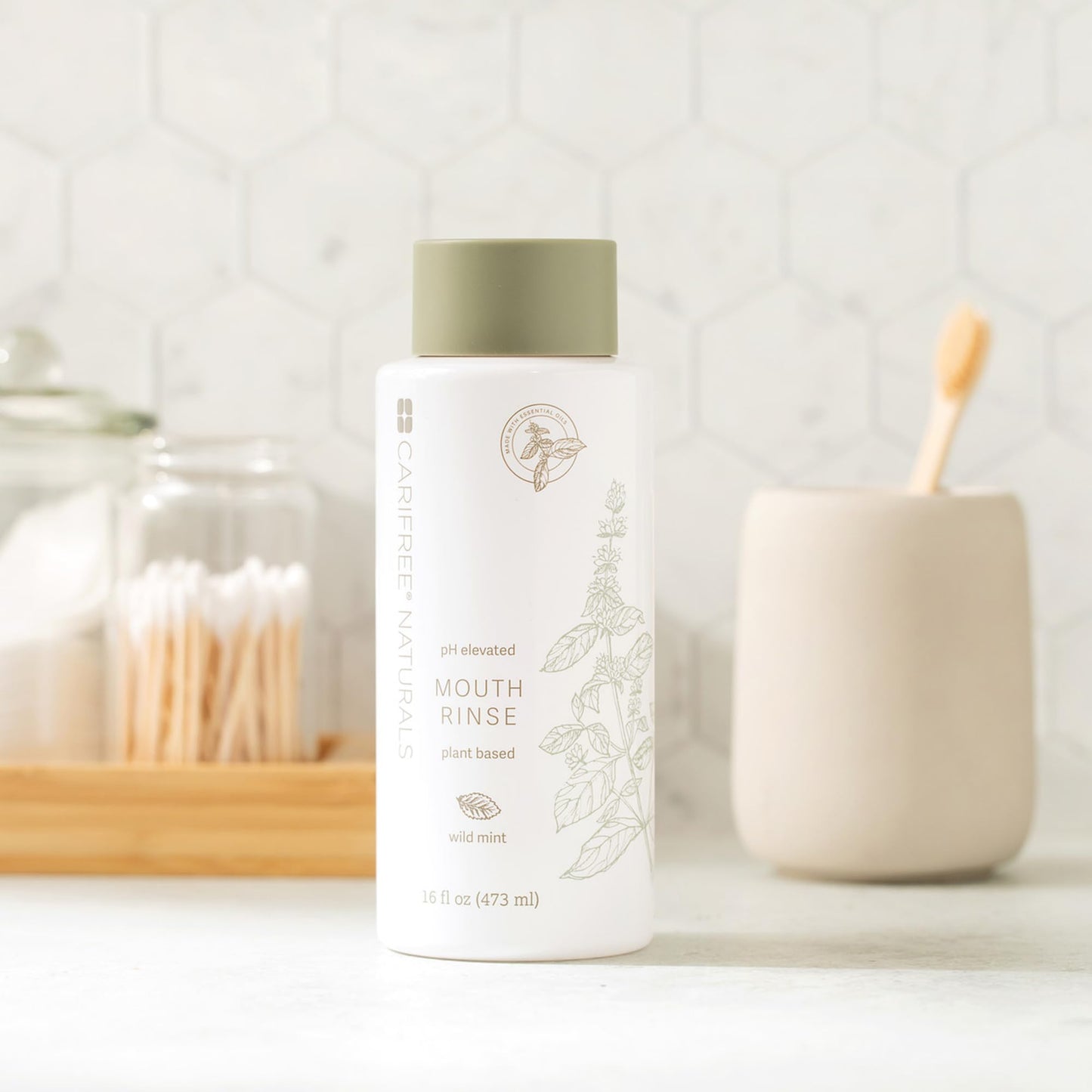 CariFree Naturals Mouth Rinse | Fluoride-Free, pH Elevated, Magnolia Bark, Alcohol-Free