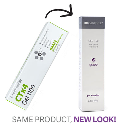 CariFree Gel 1100 – Grape Flavored Anti-Cavity Toothpaste with Nano Hydroxyapatite