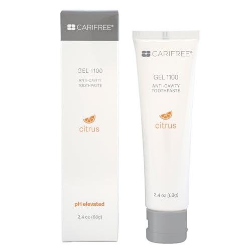 CariFree Gel 1100 Citrus – Anti-Cavity Fluoride Toothpaste with Nano Hydroxyapatite