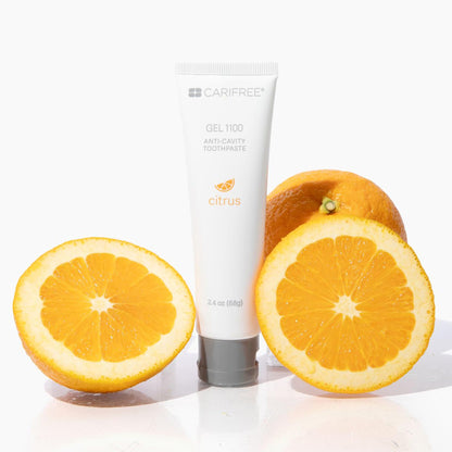 CariFree Gel 1100 Citrus – Anti-Cavity Fluoride Toothpaste with Nano Hydroxyapatite