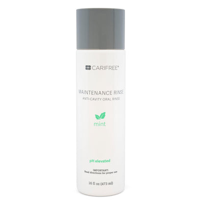 CariFree Maintenance Rinse – Mint Flavored Fluoride Mouthwash, Dentist-Recommended, Alcohol-Free