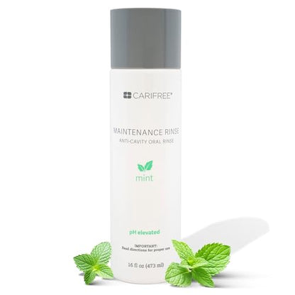 CariFree Maintenance Rinse – Mint Flavored Fluoride Mouthwash, Dentist-Recommended, Alcohol-Free