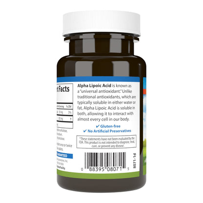 Carlson Alpha Lipoic Acid 300 mg – 90 Tablets | Energy & Antioxidant Support