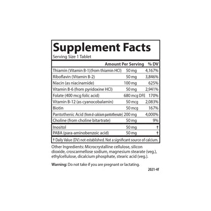 Carlson B Compleet 50 – Balanced Vitamin B Complex for Energy & Cellular Support