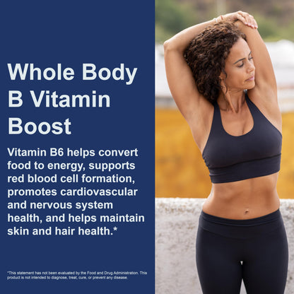 Carlson B-6 Liquid – Vitamin B6 for Energy & Heart Health (Berry Lemonade, 120 mL)