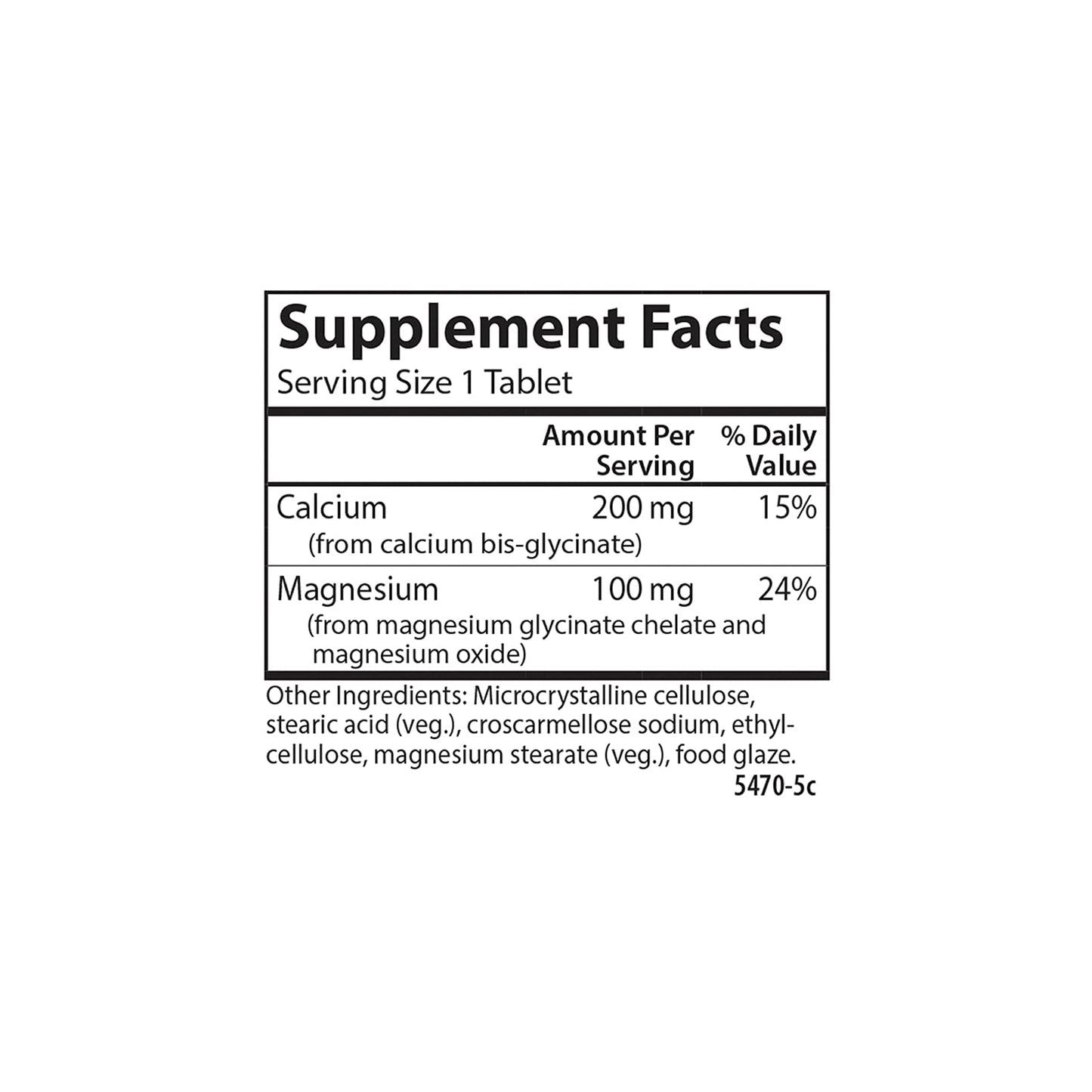 Carlson Chelated Cal-Mag 2:1 | Bone Support, Muscle Function & Energy | 60 Tablets (Pack of 2)