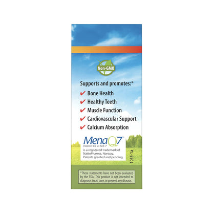 Carlson Super Daily D3 + K2 | 50 mcg D3, 45 mcg MK-7 | 90 Drops