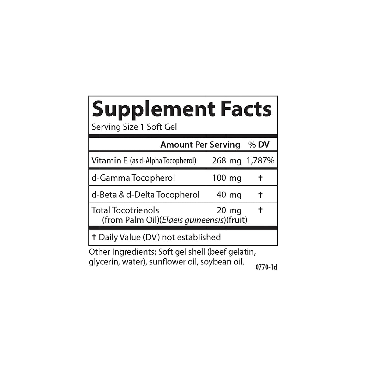 Carlson E-Gems Elite Vitamin E 400 IU | Tocopherols & Tocotrienols BritishVita | Premium UK Vitamins & Wellness Supplements