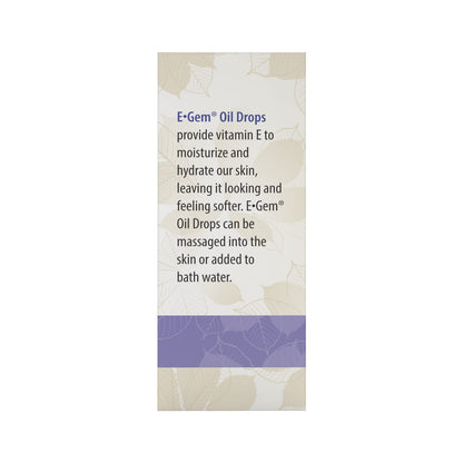 Carlson E-Gem Oil Drops – 20000 IU Vitamin E, All-Natural Skin Moisturizer, 2 oz