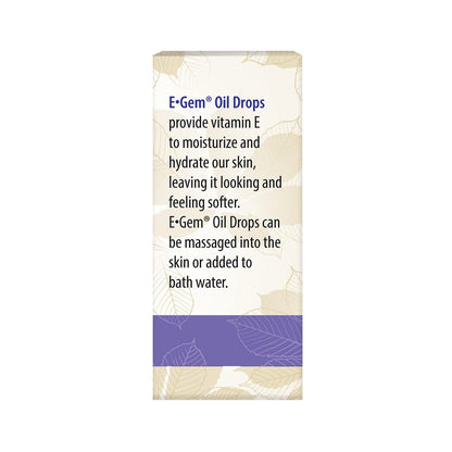 Carlson E-Gem Oil Drops - 5000 IU Vitamin E | Skin & Bath Oil 0.5 oz