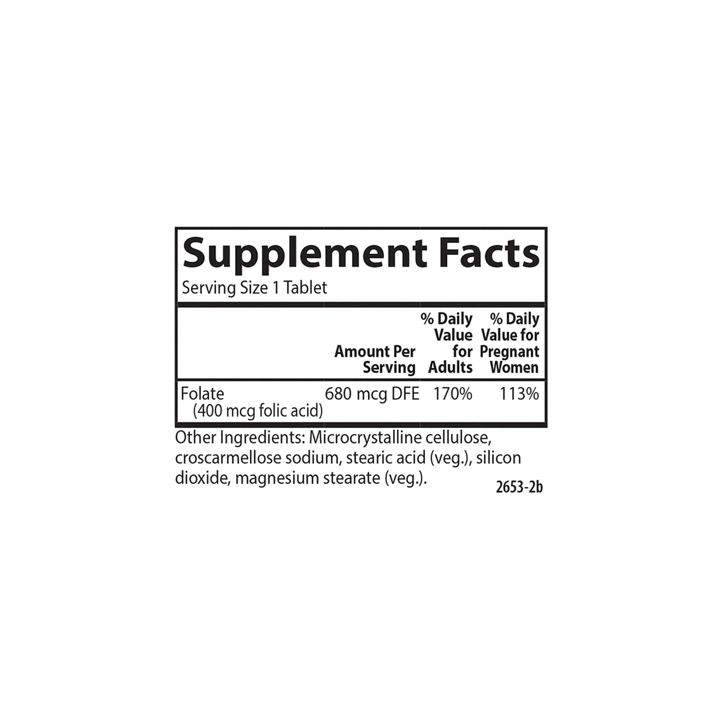 Carlson Folic Acid 400 mcg | Prenatal Support & Fetal Development | 300 Tablets (Pack of 2)