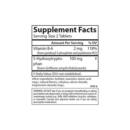 Carlson Healthy Mood 5-HTP Elite 100 mg - Raspberry Chewable (Pack of 2)