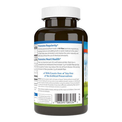 Carlson Hi-Fiber Psyllium Husk Capsules 3 g – Regularity, Colon Health & Heart Function | 100 Capsules