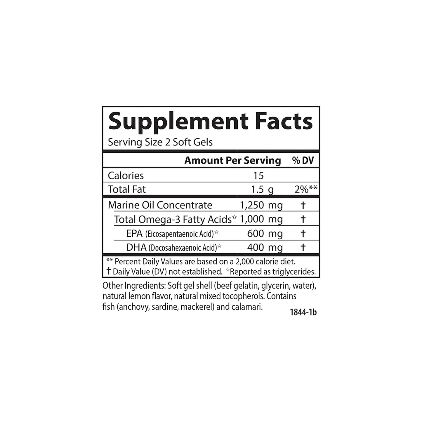 Carlson Maximum Omega Minis 1000 mg Omega-3s – Heart & Brain Support | Lemon | 60+20 Mini Softgels