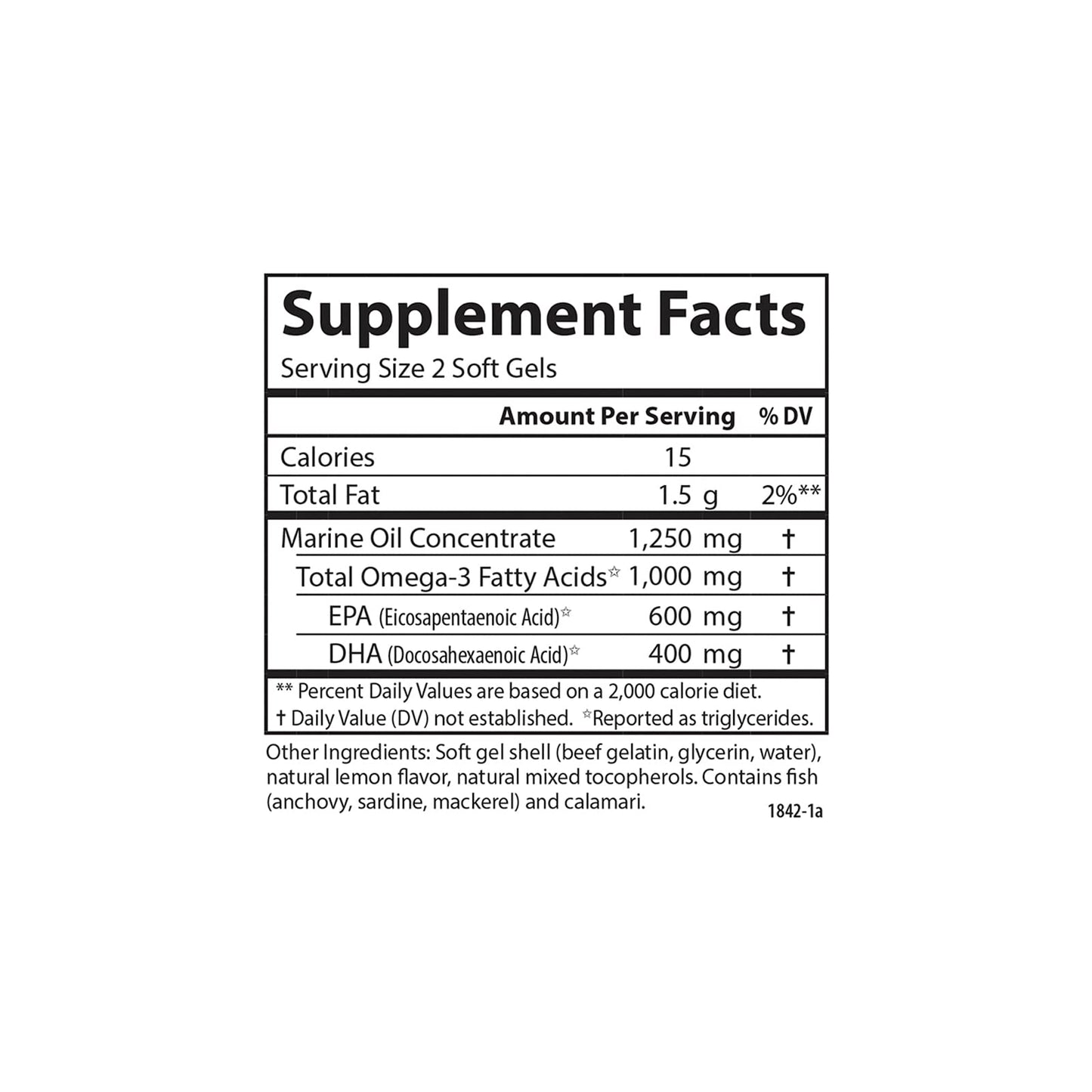 Carlson Maximum Omega Minis 1000 mg Omega-3s – Heart, Brain & Healthy Aging | Lemon, 60 Softgels