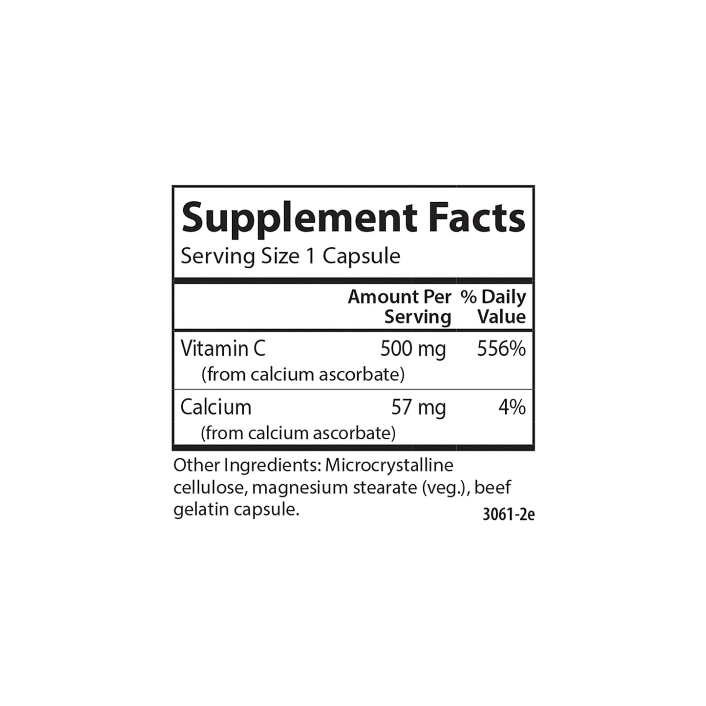 Carlson Mild-C 500 mg Buffered Vitamin C - Immune Support & Wellness, 100 Capsules