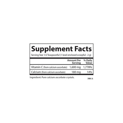 Carlson Mild-C Vitamin C Powder - Immune Support, 6 oz (170 g) Pack of 2