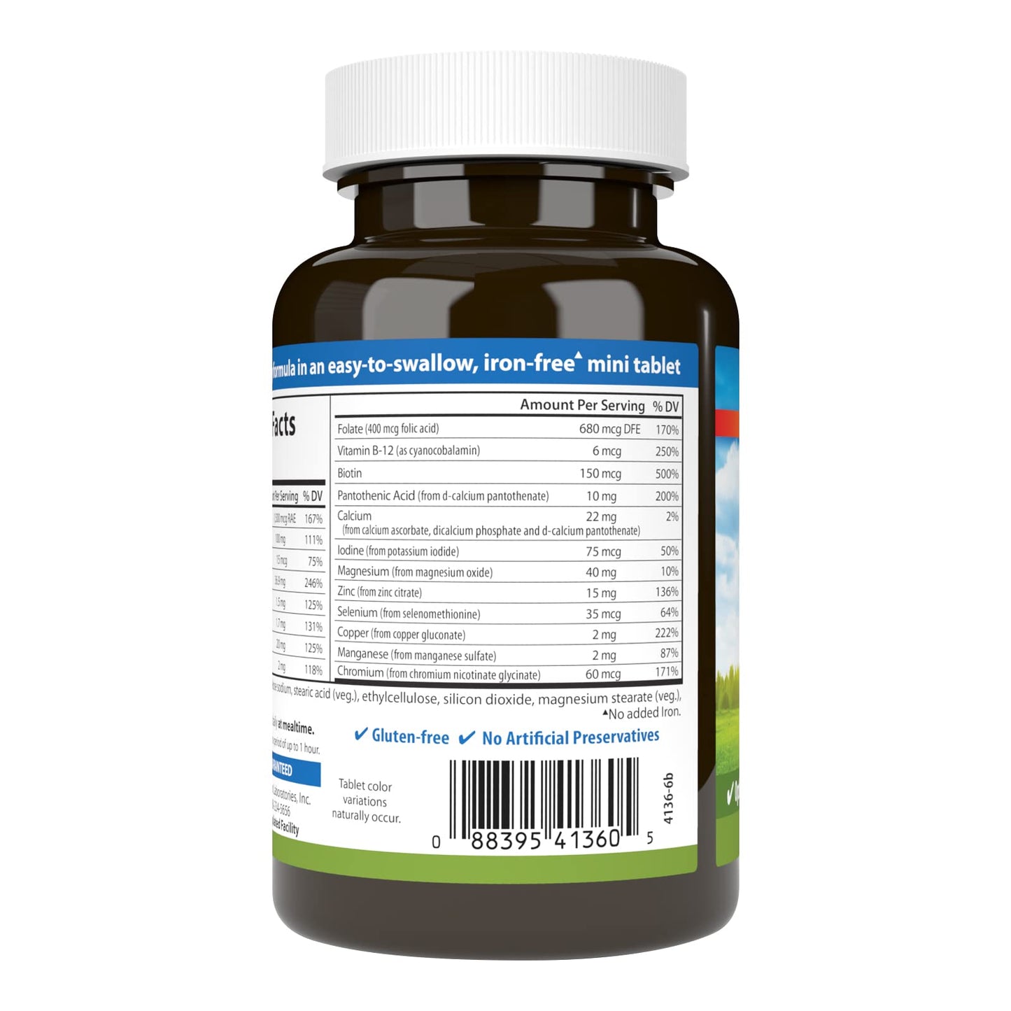 Carlson Mini-Multi Multivitamin Tablets, 250 Count - Easy to Swallow