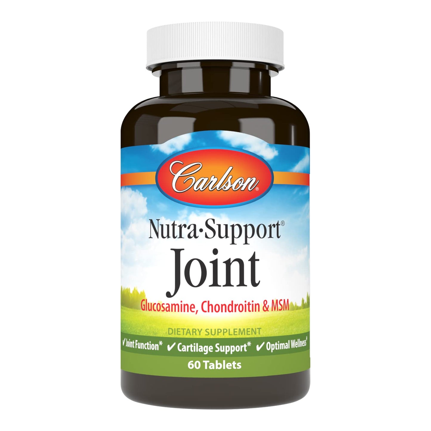 Carlson Nutra-Support Joint | Glucosamine, Chondroitin & MSM | 60 tablets