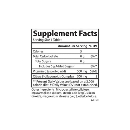 Carlson Super-C Complex: Vitamin C + Bioflavonoids – Immune Support & Antioxidant Wellness, 100 Vegetarian Tablets (Pack of 2)