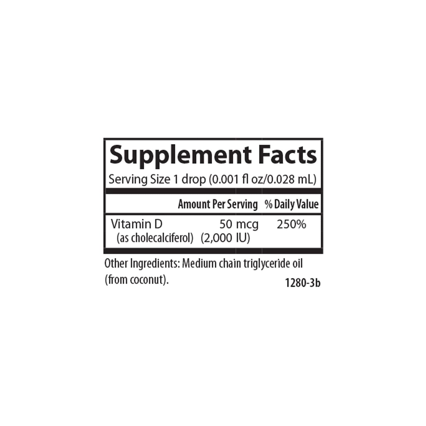 Carlson Super Daily D3 Drops – 2,000 IU per Drop, 365 Drops | Vitamin D3 Liquid