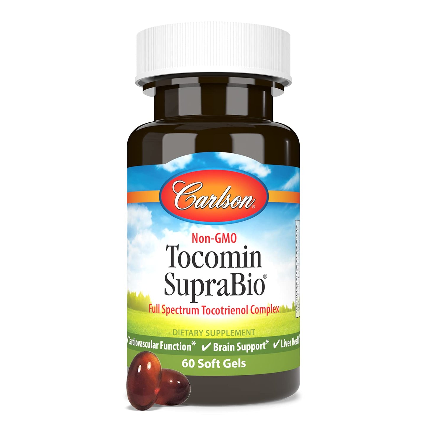 Carlson - Tocomin SupraBio: Bio-enhanced Tocotrienol Complex for Brain & Cardiovascular Health | 60 Soft Gels