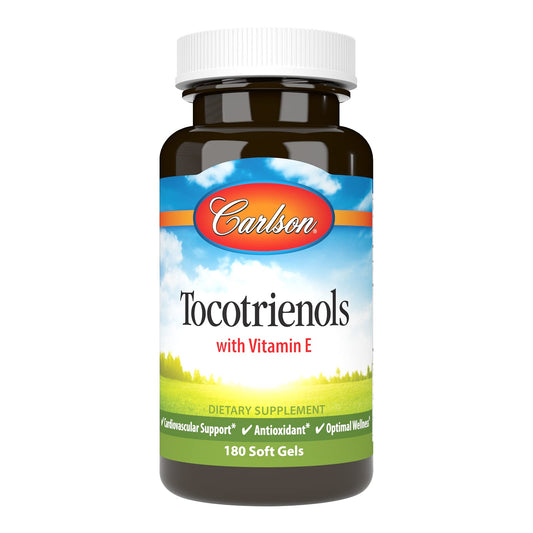 Carlson Labs Tocotrienols Softgels, 180 Count BritishVita | Premium UK Vitamins & Wellness Supplements