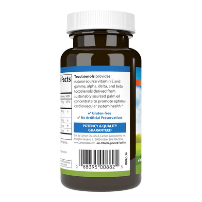 Carlson Labs Tocotrienols Softgels, 180 Count
